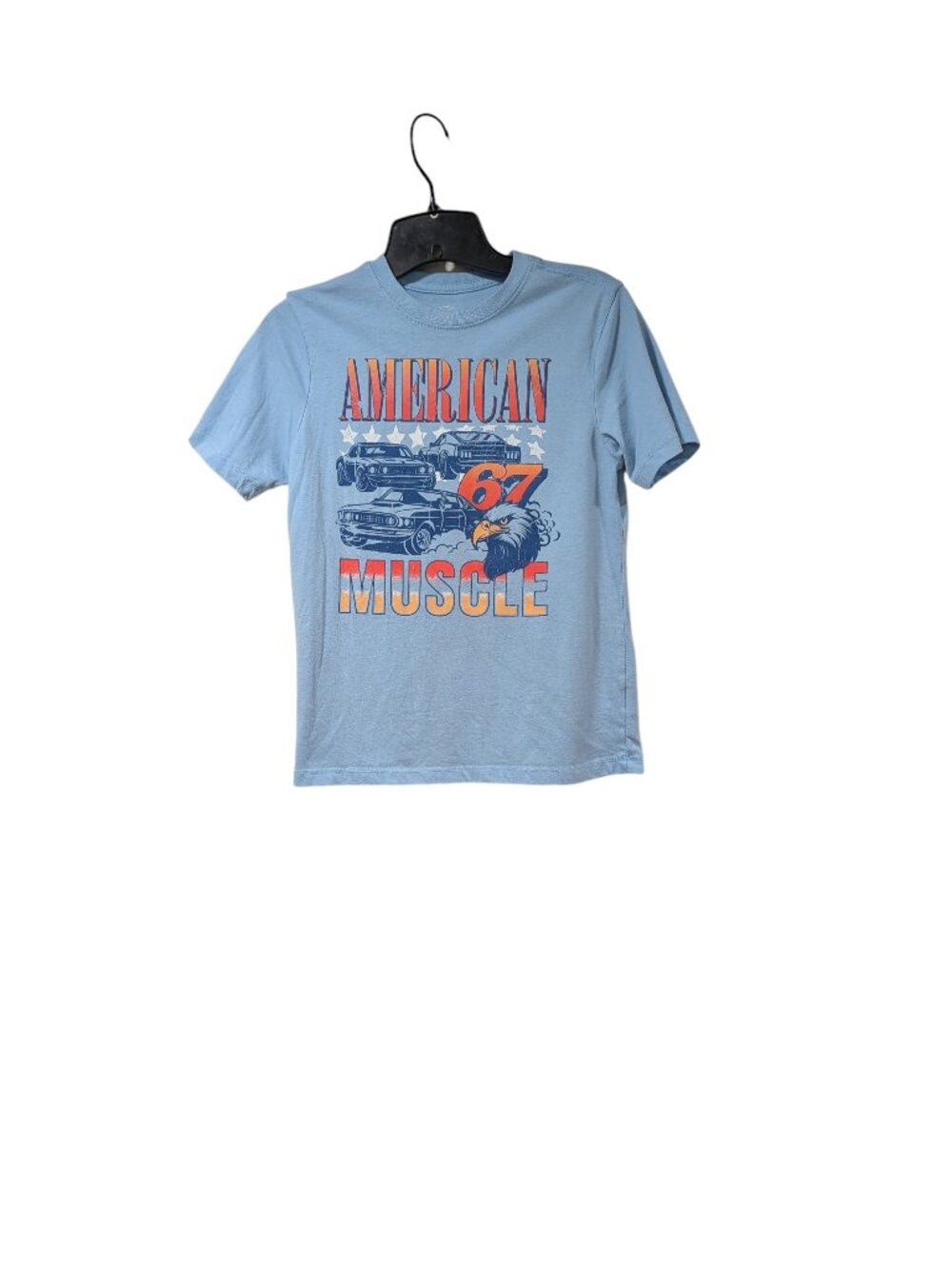 Wonder Nation Youth American Muscle Car T-shirt Sz L 10-12
